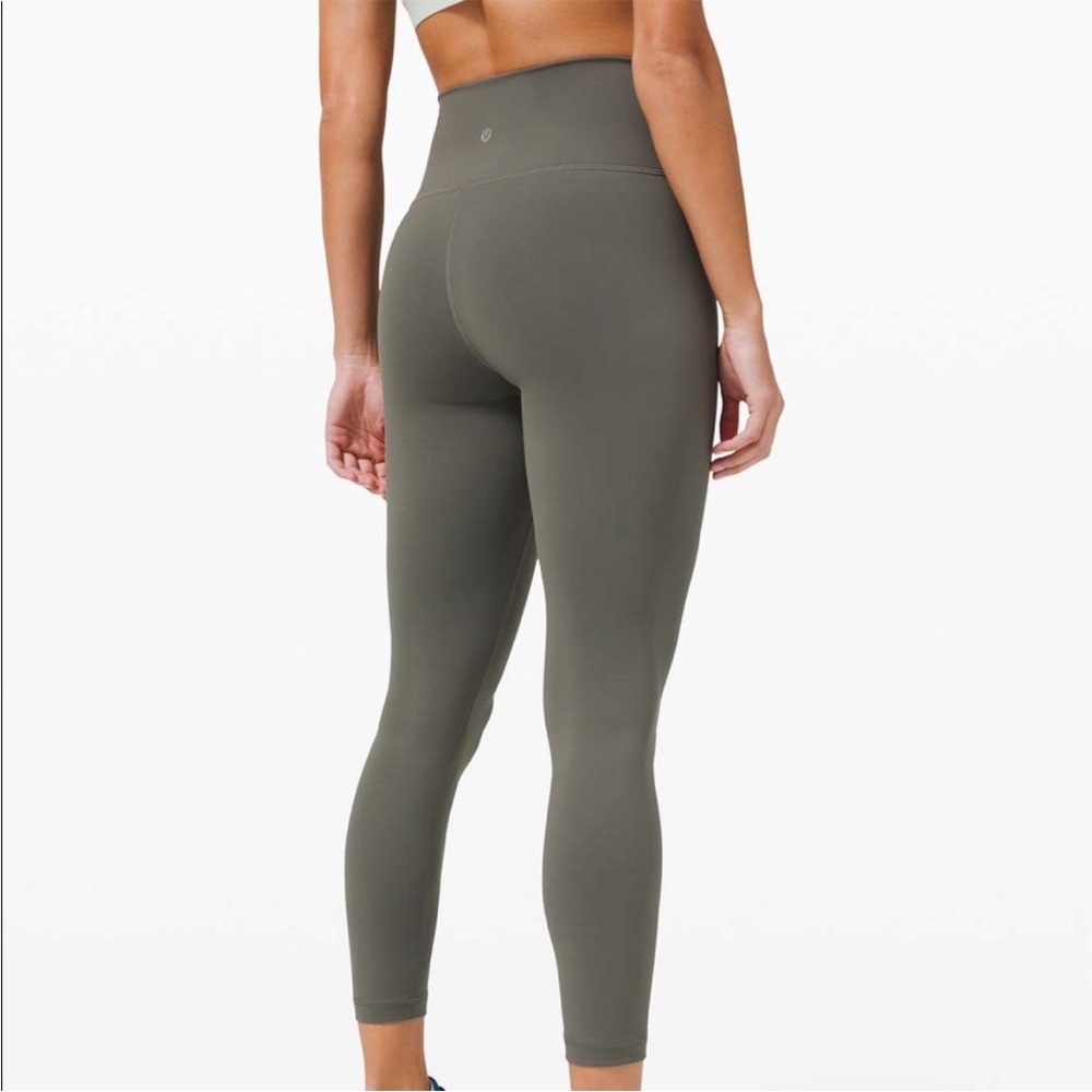 Lululemon Wunder Train 25” Legging Grey Sage size 4